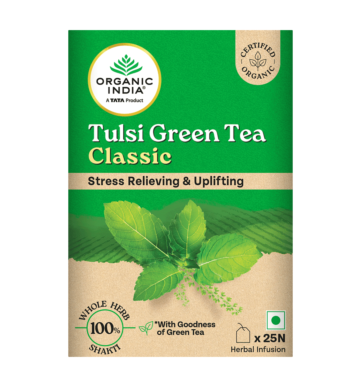 Organic Tulsi Green Tea (20 teabags)