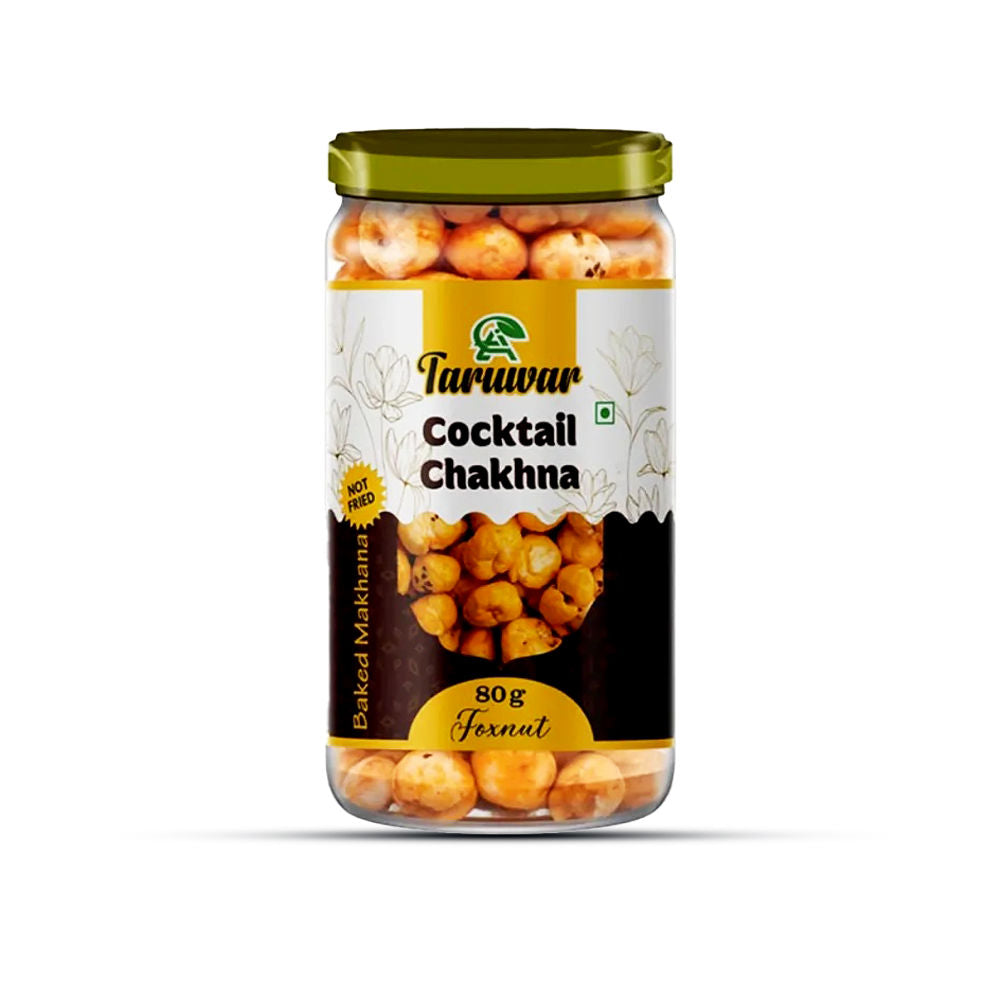 Cocktail Chakhna Flavoured Roasted Makhana – 80g