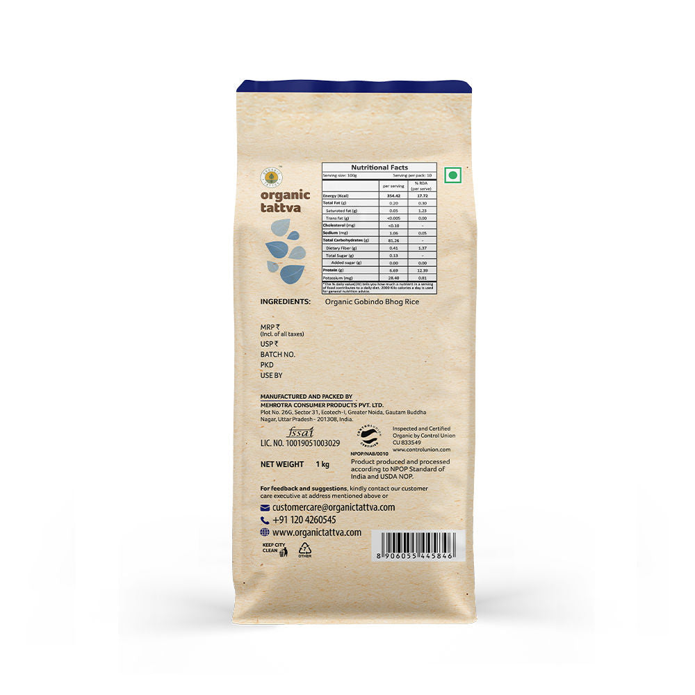 Organic Gobindo bhog Rice