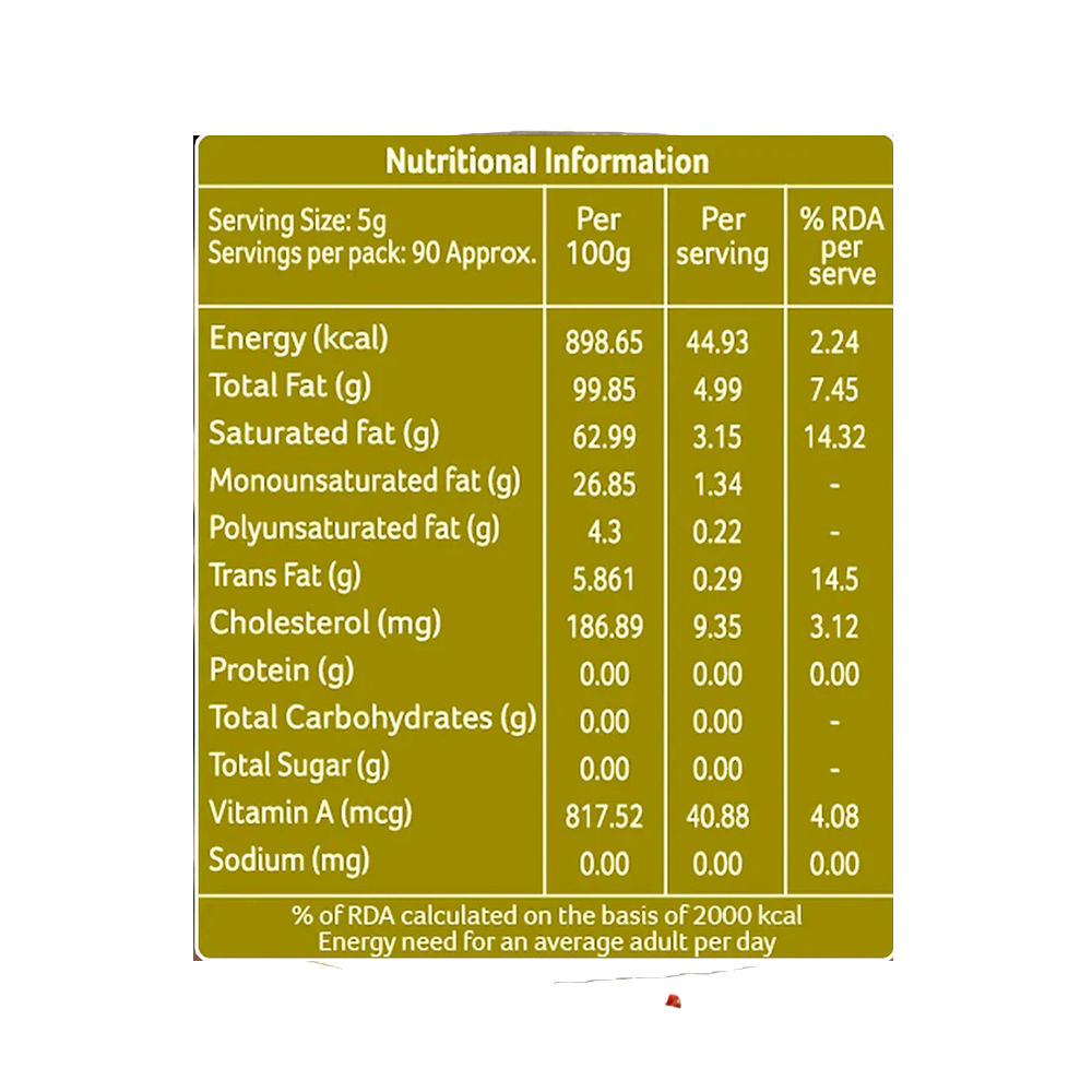 NATURAL TATTVA A2 Cow Ghee
