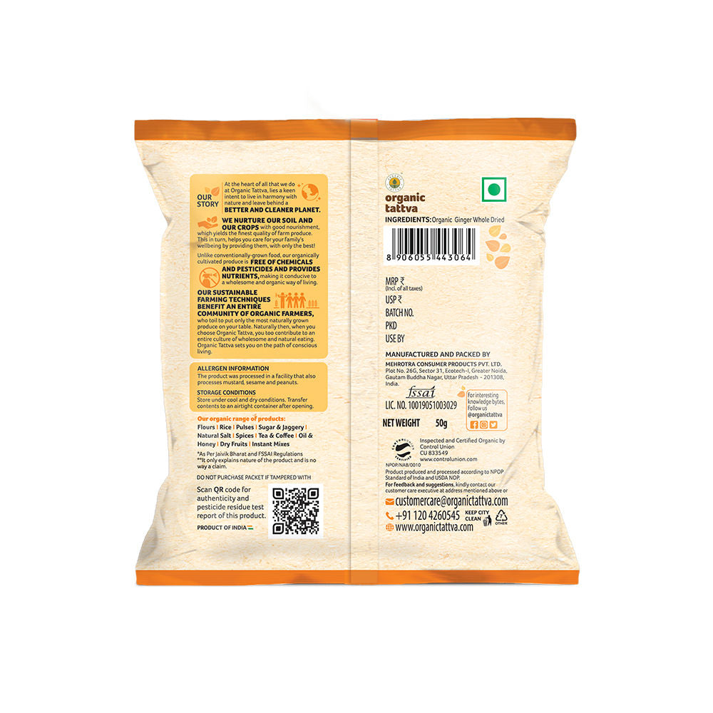 Organic Dry Ginger Powder