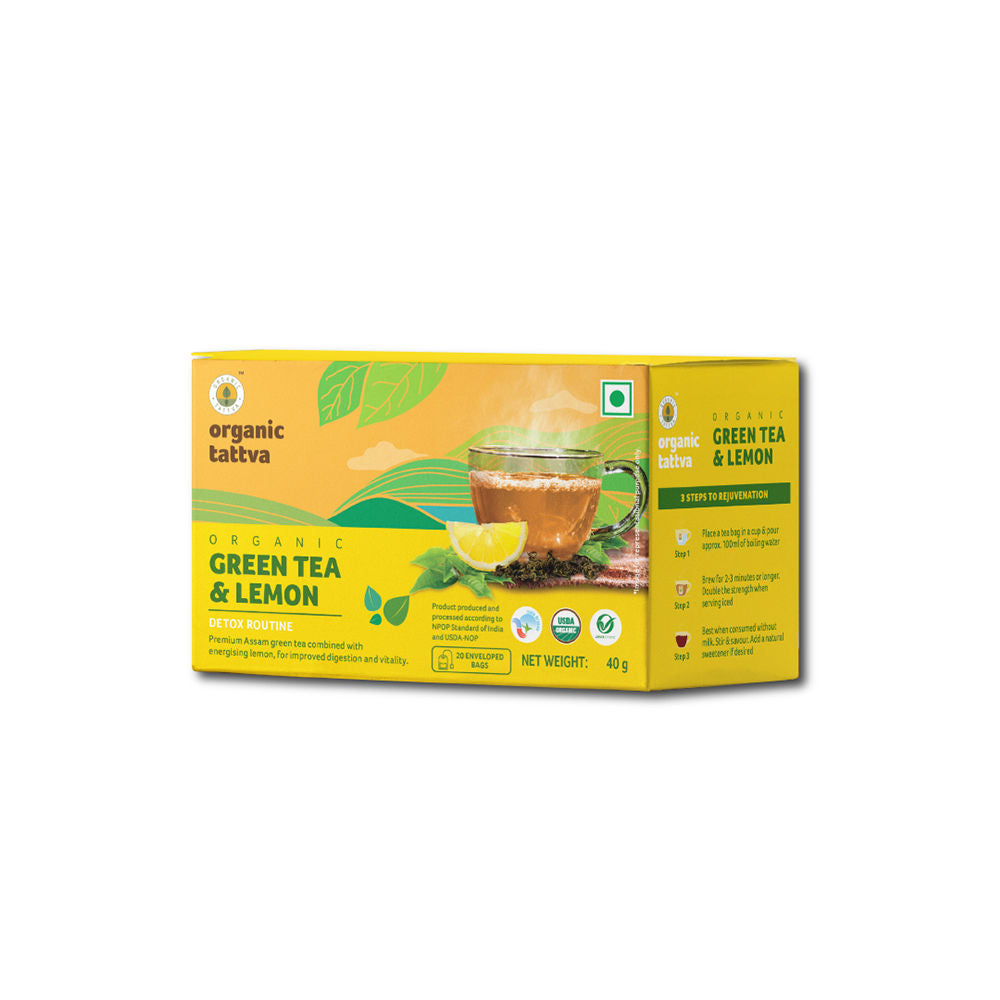 Organic Green Tea & Lemon