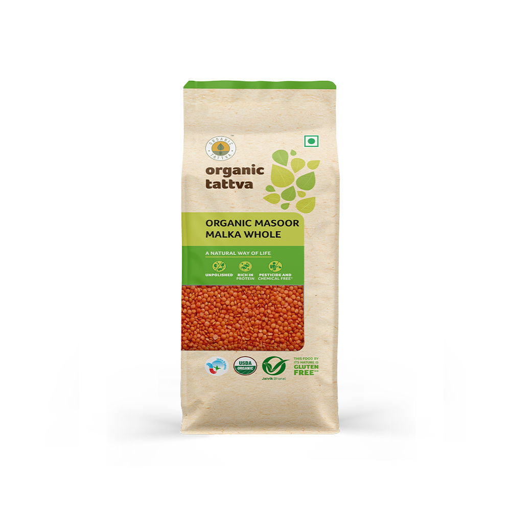 Organic Masoor Malka Whole