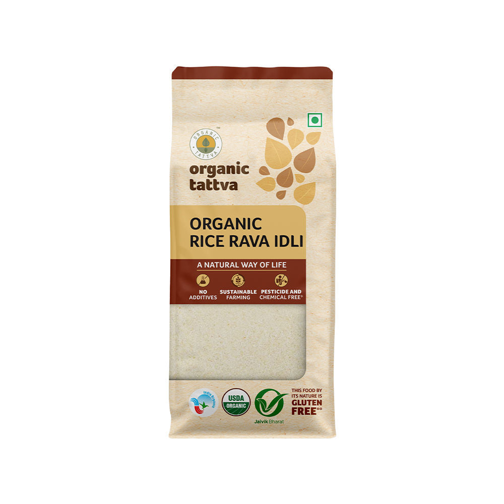 Organic Rice Rava Idli