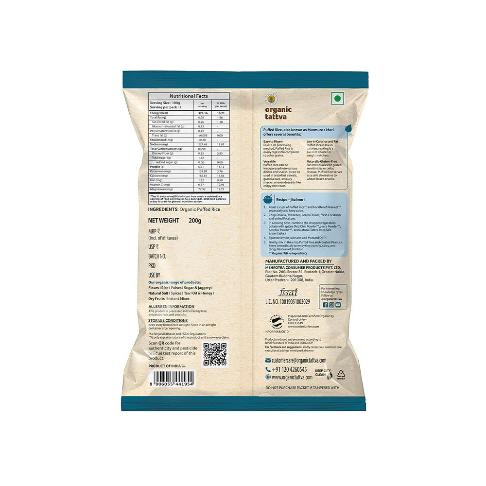 Organic Puffed Rice